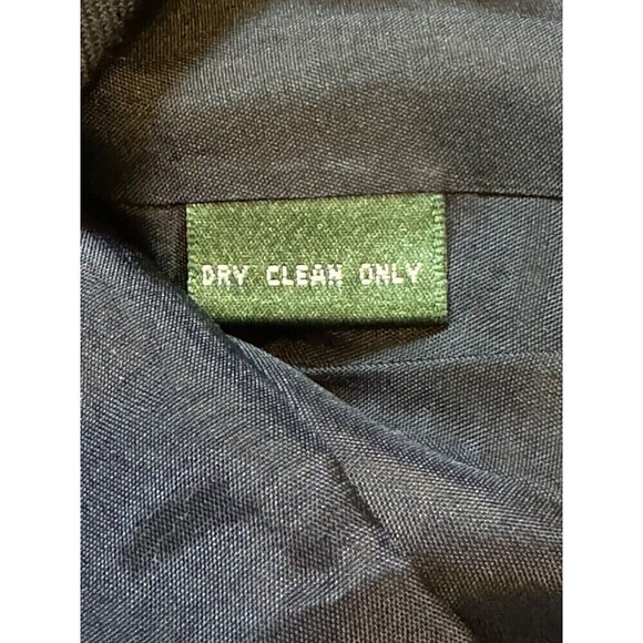 Lauren Ralph Lauren Blazer Women's Size 12 Pinstripe Wool Pockets Career Black - Picture 7 of 9